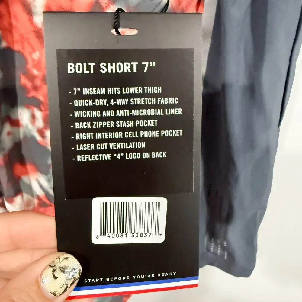 Peloton x Fourlaps 7” Bolt Shorts M